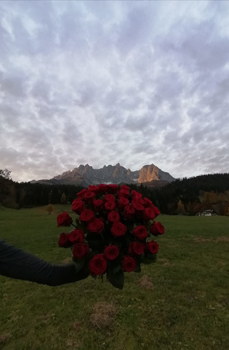 Rosenstrauß bei Blumen Eva